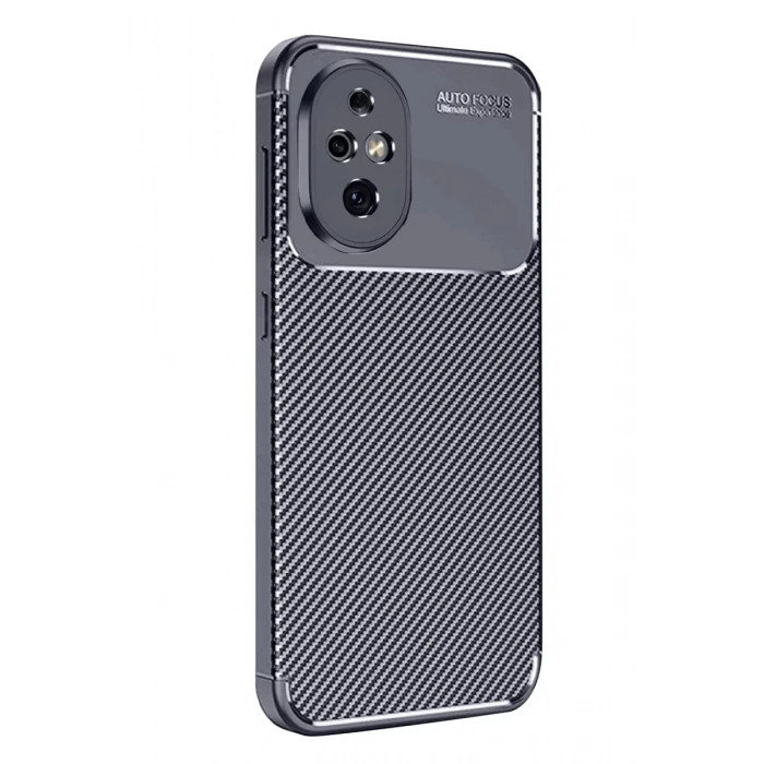Honor 200 Kılıf Auto Focus Karbon Kapak - Lacivert