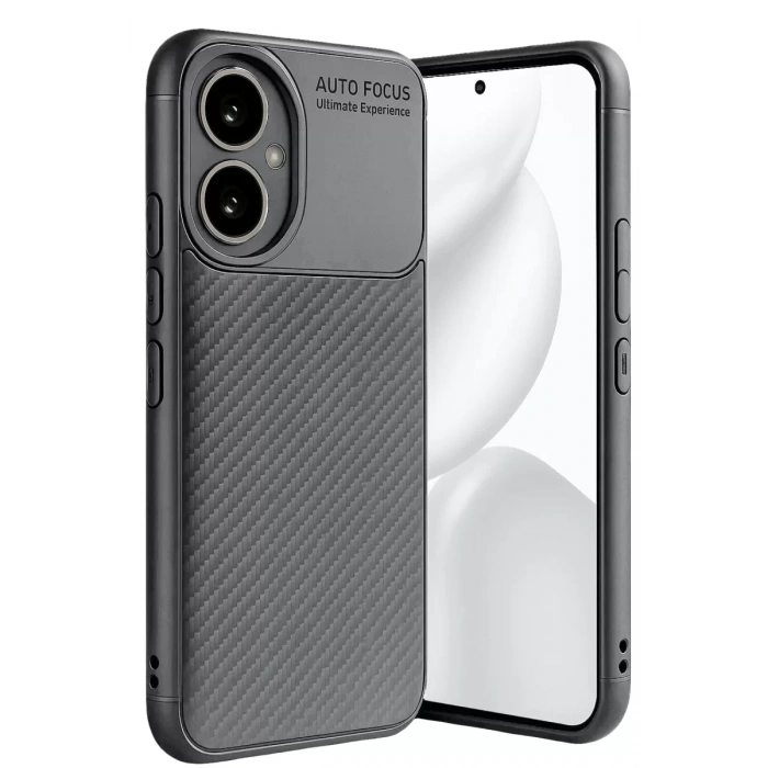 Honor 400 Kılıf Auto Focus Karbon Kapak - Gri