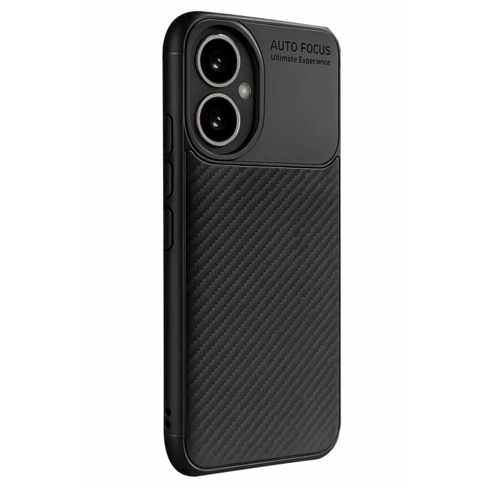Honor 400 Kılıf Auto Focus Karbon Kapak - Siyah