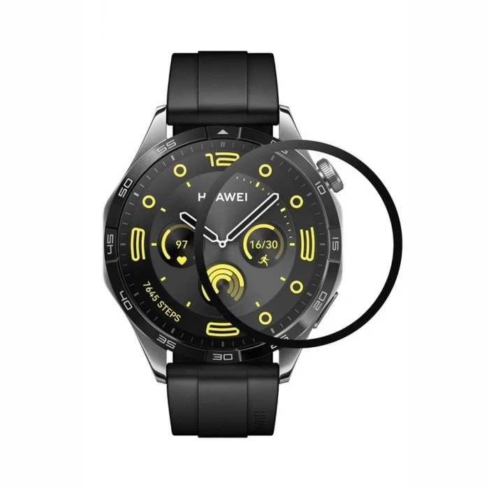 Huawei GT4 41mm 18mm Polymer Nano Ekran Koruyucu - Şeffaf