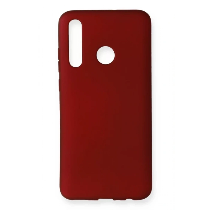 Huawei Honor 20 Lite Kılıf First Silikon - Bordo