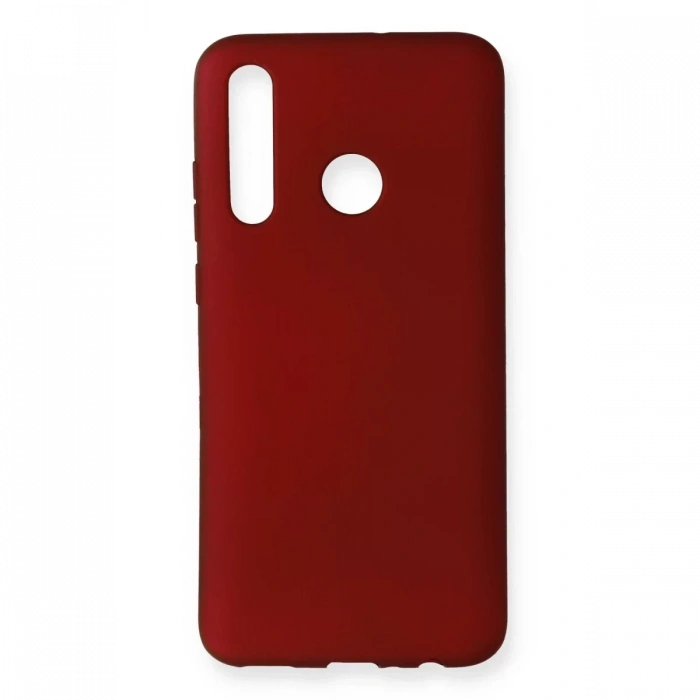 Huawei Honor 20 Lite Kılıf First Silikon - Bordo