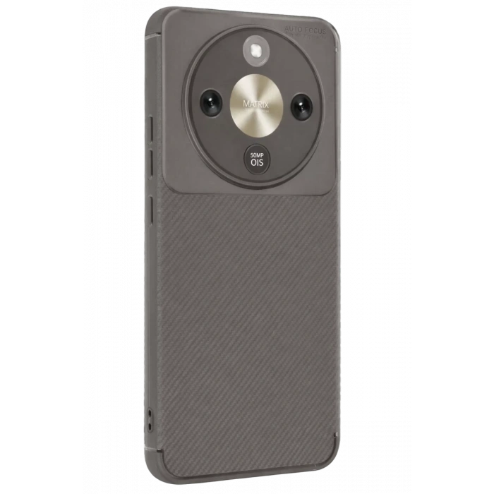 Huawei Honor Magic 8 Lite Auto Focus Karbon Kapak - Gri