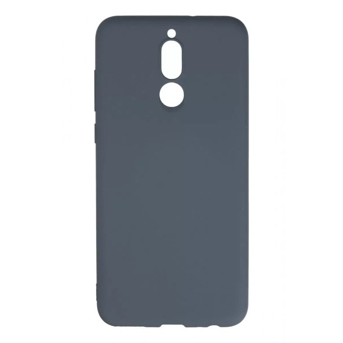 Huawei Mate 10 Lite Kılıf Nano içi Kadife Silikon - Gri