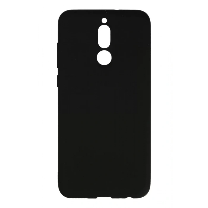 Huawei Mate 10 Lite Kılıf Nano içi Kadife Silikon - Siyah
