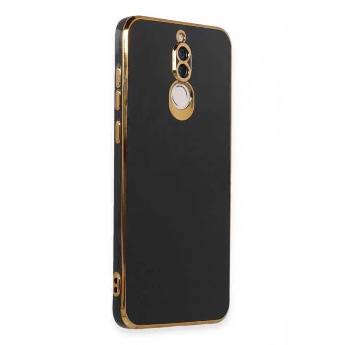 Huawei Mate 10 Lite Kılıf Volet Silikon - Siyah