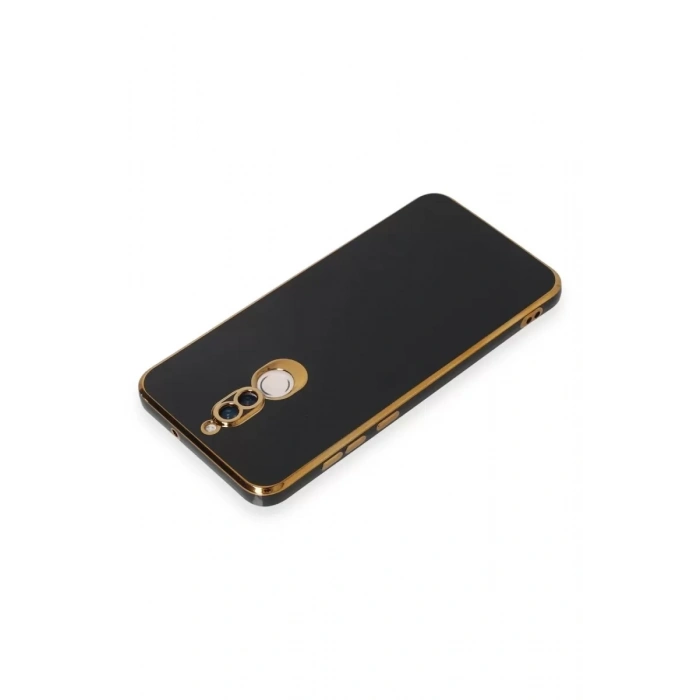 Huawei Mate 10 Lite Kılıf Volet Silikon - Siyah