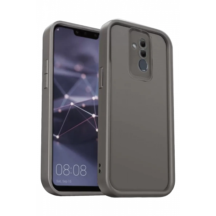 Huawei Mate 20 Lite Kılıf Viera Silikon - Gri