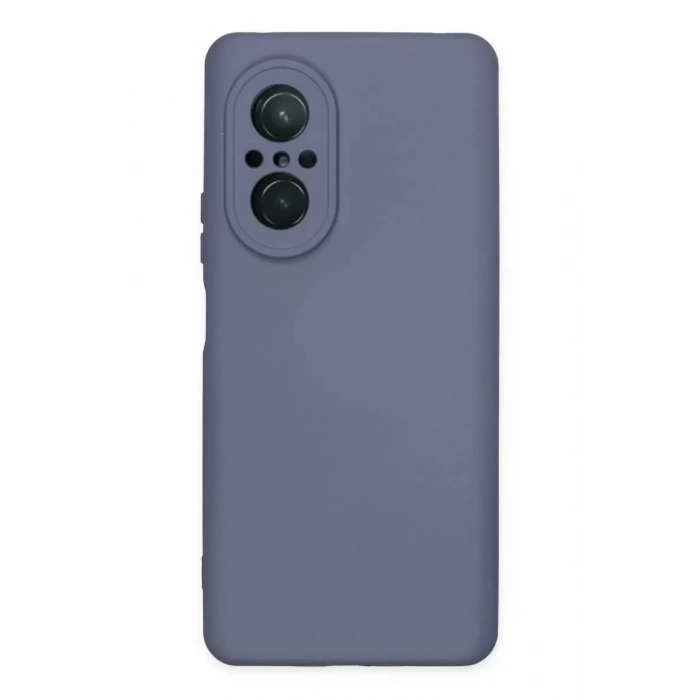 Huawei Nova 9 SE Kılıf Nano içi Kadife Silikon - Gri