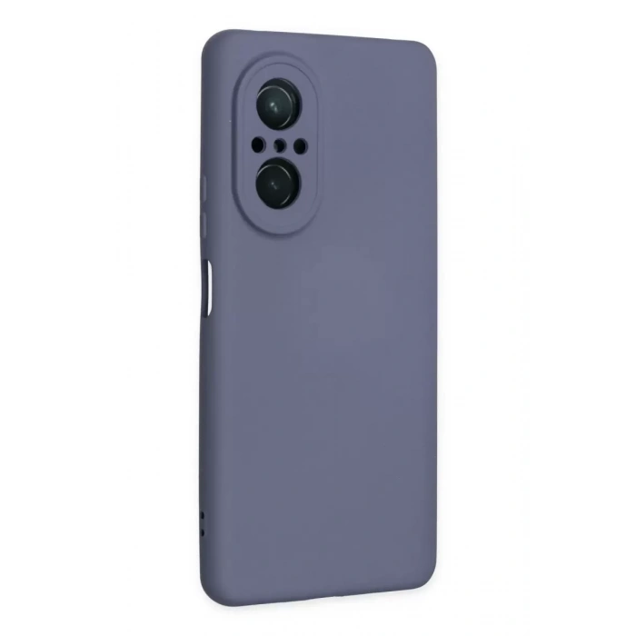 Huawei Nova 9 SE Kılıf Nano içi Kadife Silikon - Gri