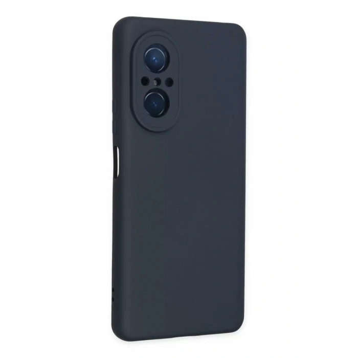 Huawei Nova 9 SE Kılıf Nano içi Kadife Silikon - Lacivert