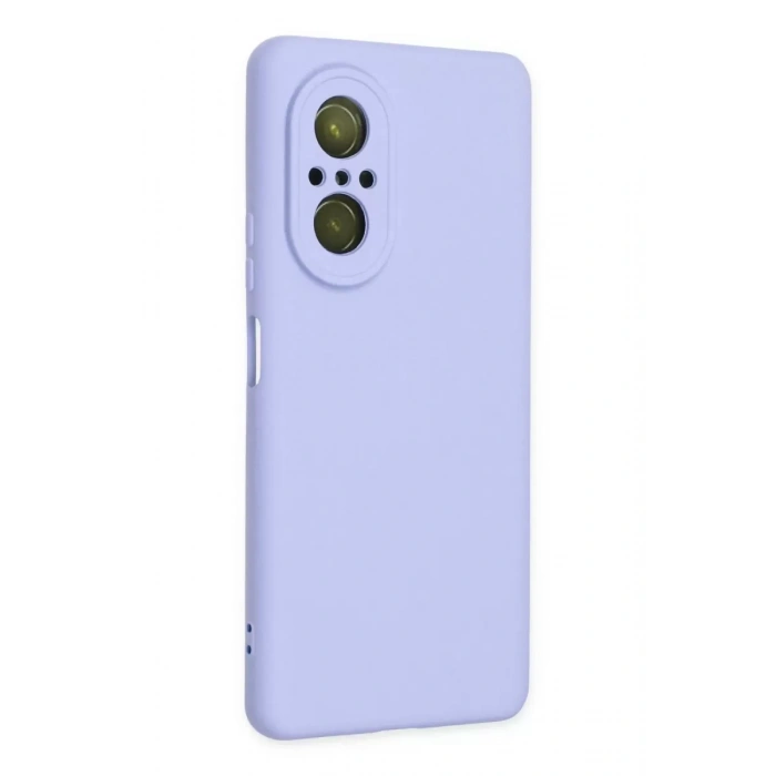 Huawei Nova 9 SE Kılıf Nano içi Kadife Silikon - Lila