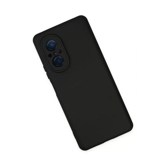 Huawei Nova 9 SE Kılıf Nano içi Kadife Silikon - Siyah