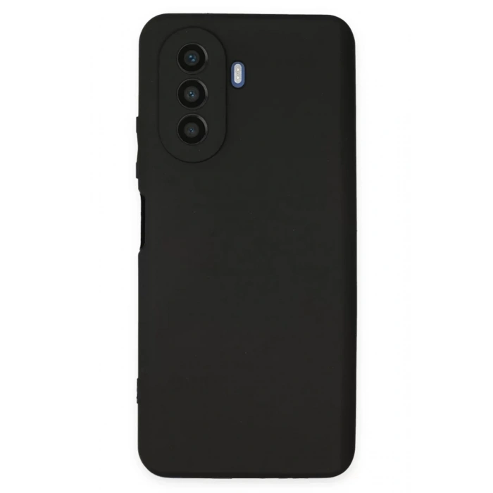Huawei Nova Y70 Kılıf First Silikon - Siyah