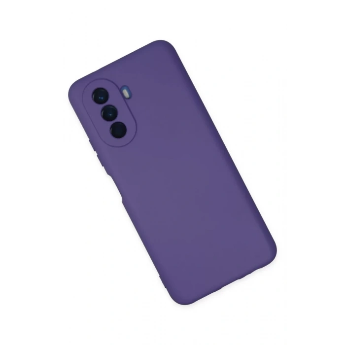 Huawei Nova Y70 Kılıf Nano içi Kadife Silikon - Mor