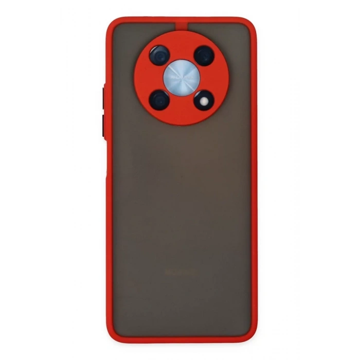 Huawei Nova Y90 Kılıf Montreal Silikon Kapak - Kırmızı