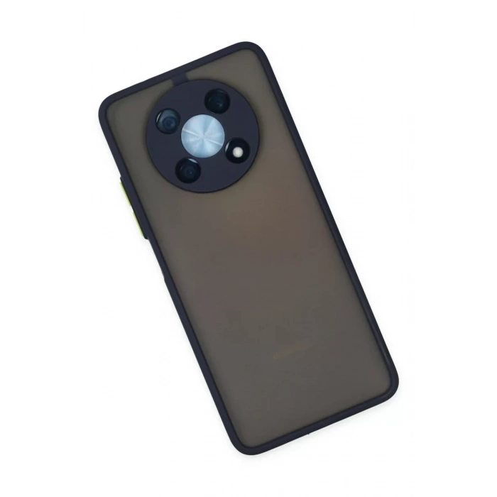 Huawei Nova Y90 Kılıf Montreal Silikon Kapak - Lacivert