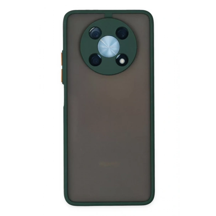 Huawei Nova Y90 Kılıf Montreal Silikon Kapak - Yeşil