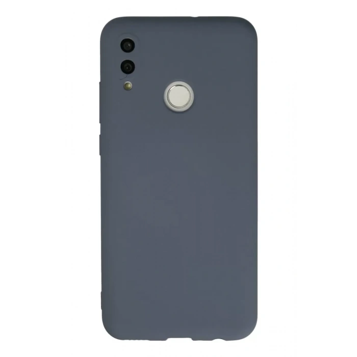 Huawei P Smart 2019 Kılıf Nano içi Kadife Silikon - Gri