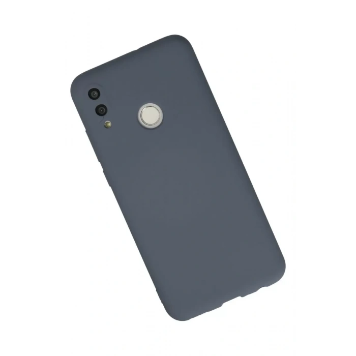 Huawei P Smart 2019 Kılıf Nano içi Kadife Silikon - Gri
