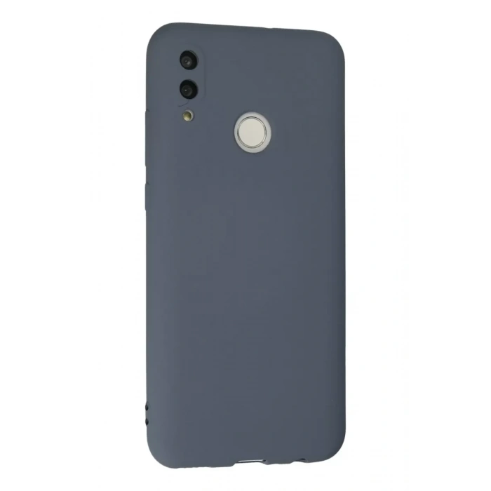 Huawei P Smart 2019 Kılıf Nano içi Kadife Silikon - Gri