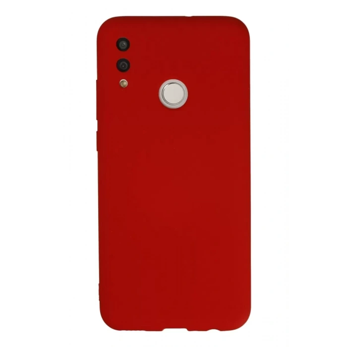 Huawei P Smart 2019 Kılıf Nano içi Kadife Silikon - Kırmızı