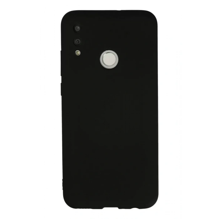 Huawei P Smart 2019 Kılıf Nano içi Kadife Silikon - Siyah