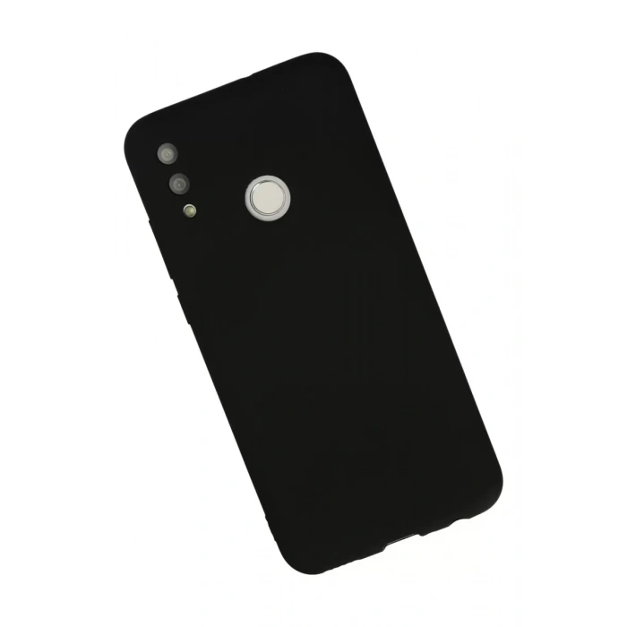 Huawei P Smart 2019 Kılıf Nano içi Kadife Silikon - Siyah