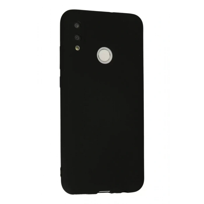 Huawei P Smart 2019 Kılıf Nano içi Kadife Silikon - Siyah