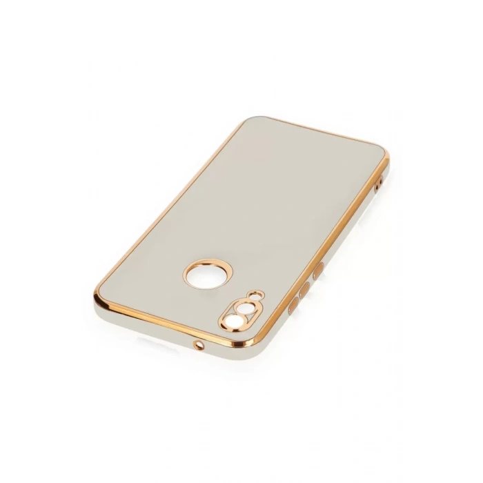 Huawei P20 Lite Kılıf Volet Silikon - Beyaz