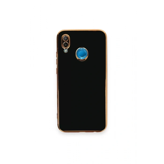Huawei P20 Lite Kılıf Volet Silikon - Siyah