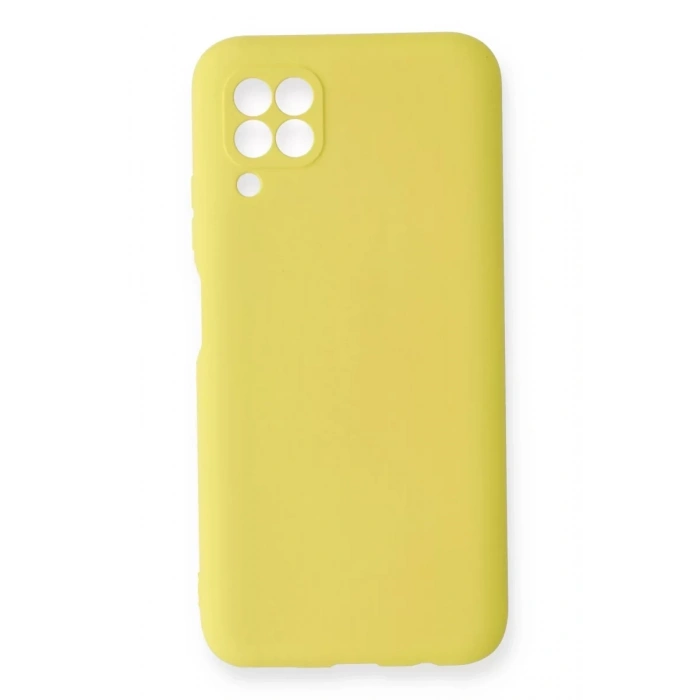 Huawei P40 Lite Kılıf Nano içi Kadife Silikon - Sarı