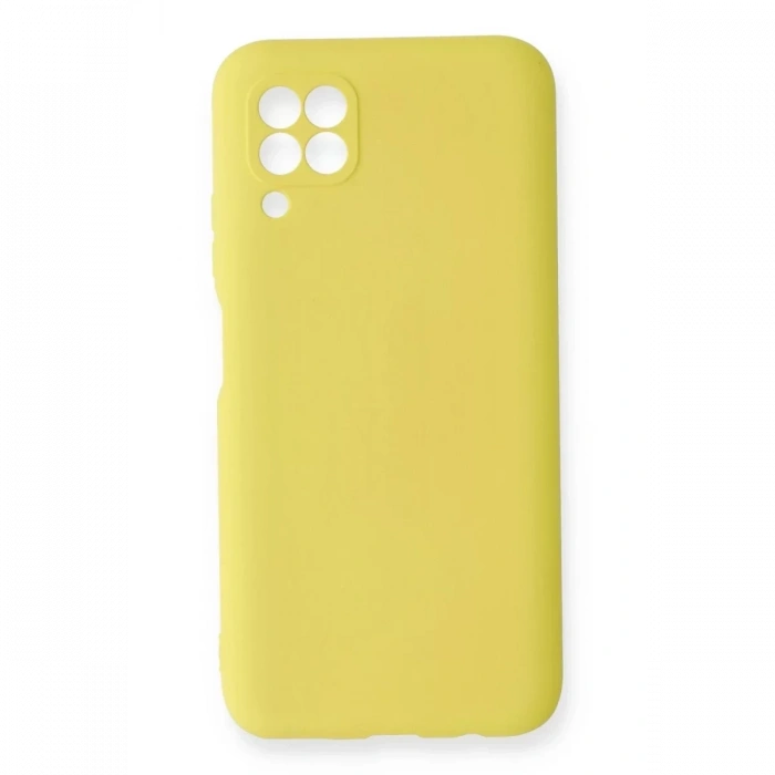 Huawei P40 Lite Kılıf Nano içi Kadife Silikon - Sarı