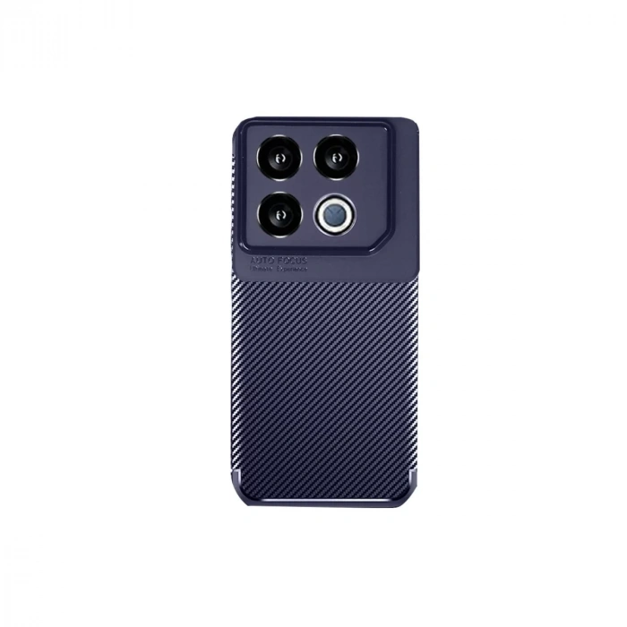 İnfinix GT 20 Pro Kılıf Auto Focus Karbon Kapak - Lacivert