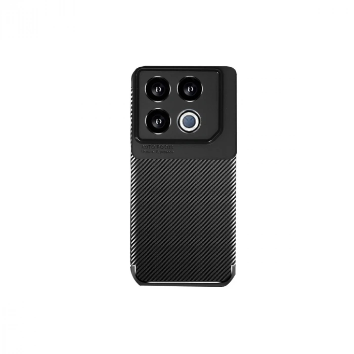 İnfinix GT 20 Pro Kılıf Auto Focus Karbon Kapak - Siyah