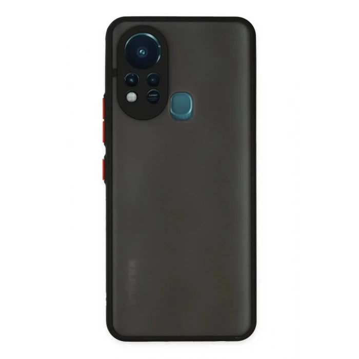 İnfinix Hot 11s Kılıf Montreal Silikon Kapak - Siyah