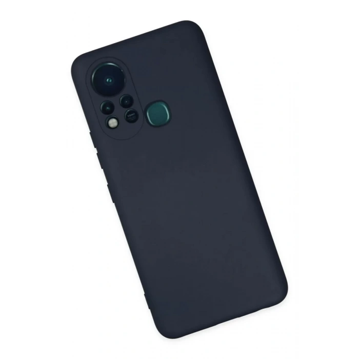 İnfinix Hot 11s Kılıf Nano içi Kadife Silikon - Lacivert