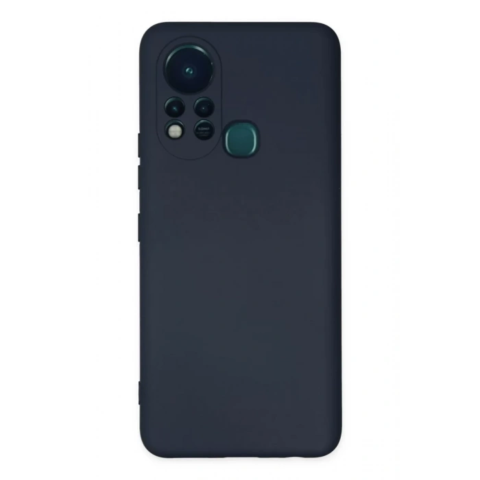 İnfinix Hot 11s Kılıf Nano içi Kadife Silikon - Lacivert