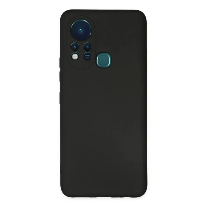 İnfinix Hot 11s Kılıf Nano içi Kadife Silikon - Siyah