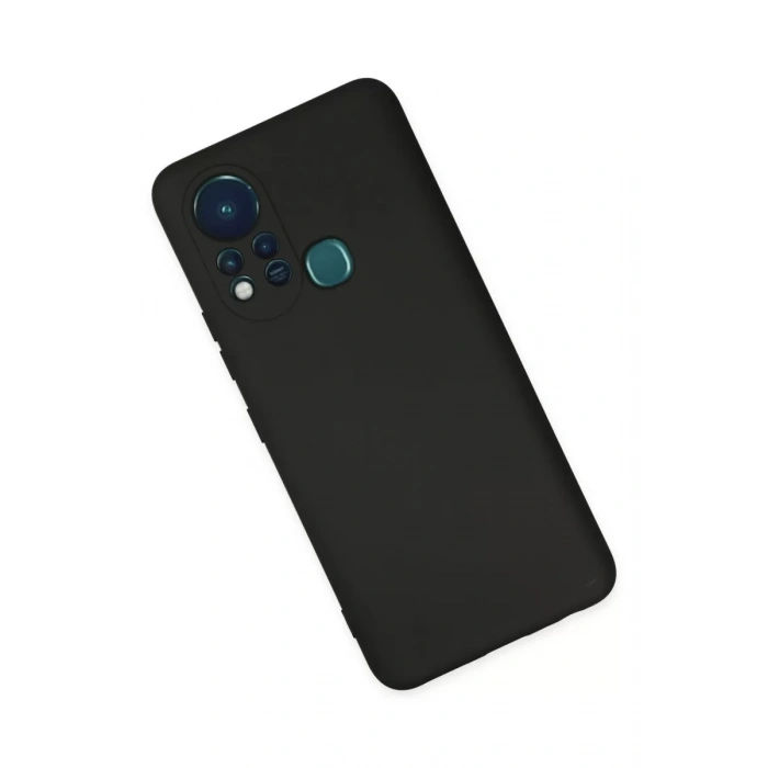 İnfinix Hot 11s Kılıf Nano içi Kadife Silikon - Siyah