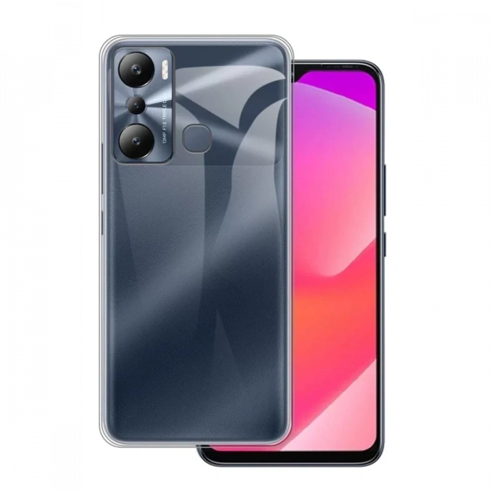 İnfinix Hot 20i Kılıf Lüx Şeffaf Silikon