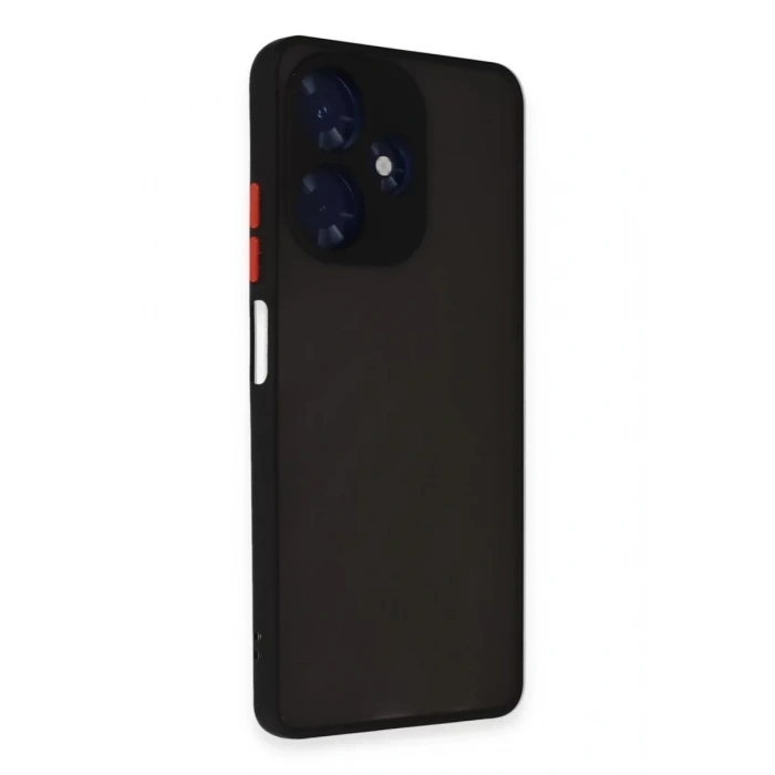 İnfinix Hot 30 4G Kılıf Montreal Silikon Kapak - Siyah