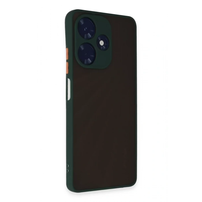 İnfinix Hot 30 4G Kılıf Montreal Silikon Kapak - Yeşil