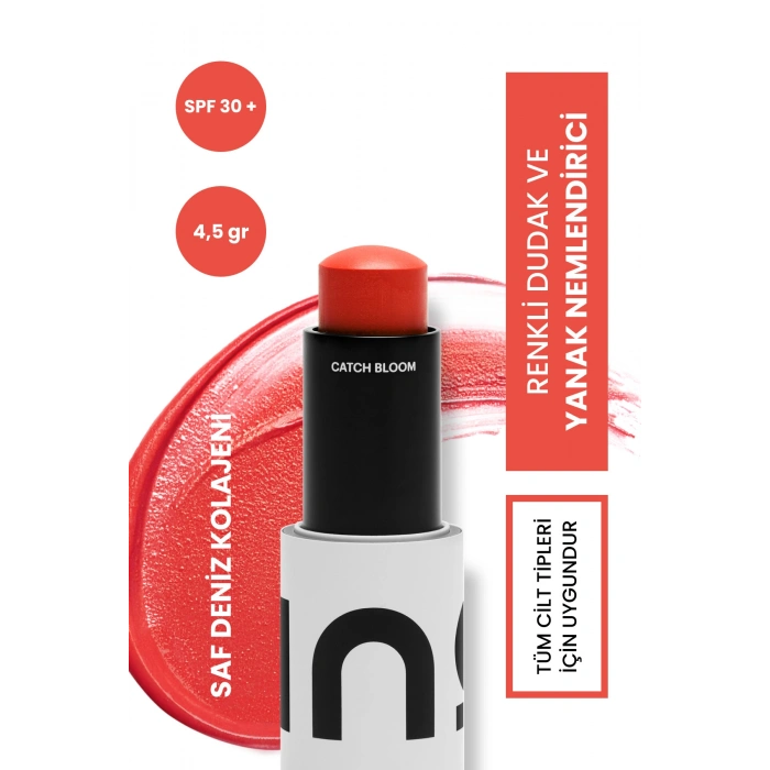 Ino Beauty Catch Bloom Full Size Lip Cheek Stick Dudak ve Yanak Nemlendirici SPF 30+ Daylily 4.5 gr