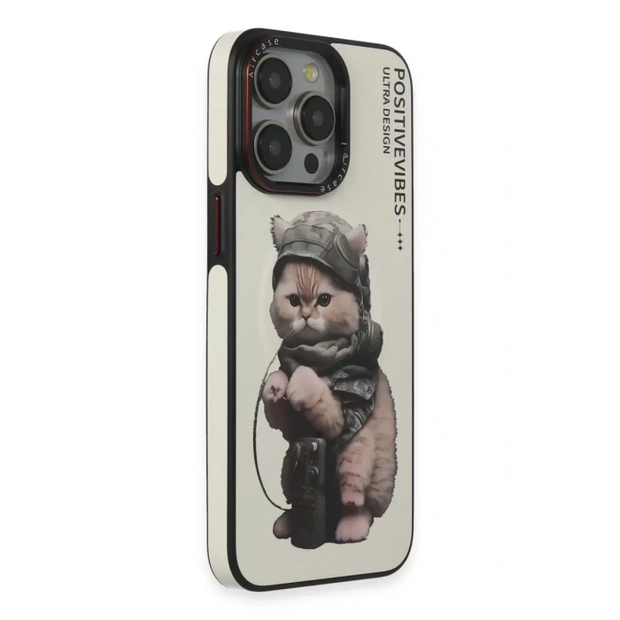 iPhone 14 Pro Fun Magsafe Kapak - Beyaz