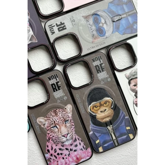 iPhone 14 Pro Fun Magsafe Kapak - Titan Gri-2