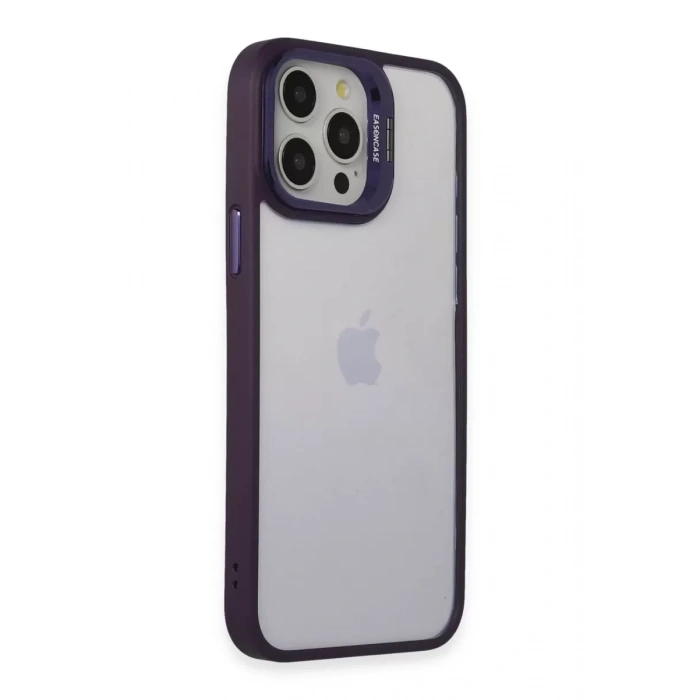 iPhone 14 Pro Kılıf Roblox Lens Standlı Kapak - Mor