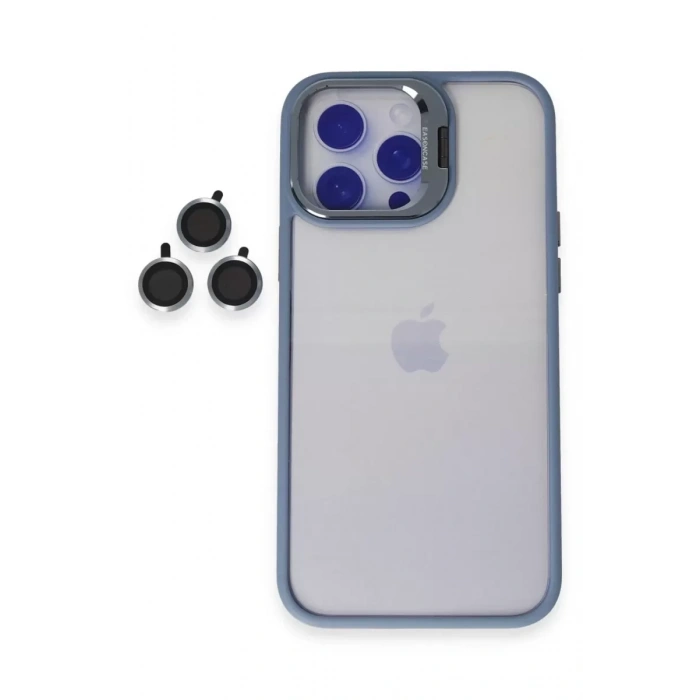 iPhone 14 Pro Kılıf Roblox Lens Standlı Kapak - Sierra Blue