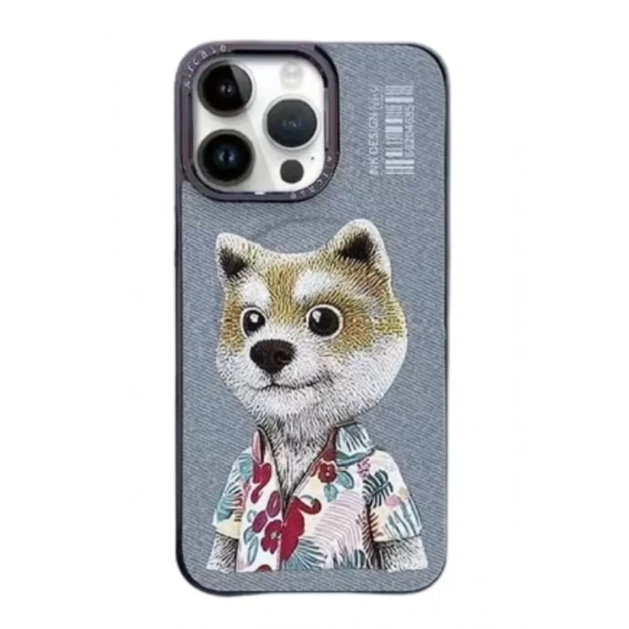 iPhone 15 Pro Fun Magsafe Kapak - Titan Gri