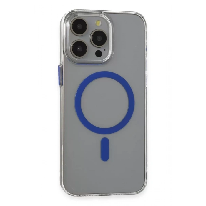 iPhone 15 Pro Max Bubble Magsafe Kapak - Lacivert